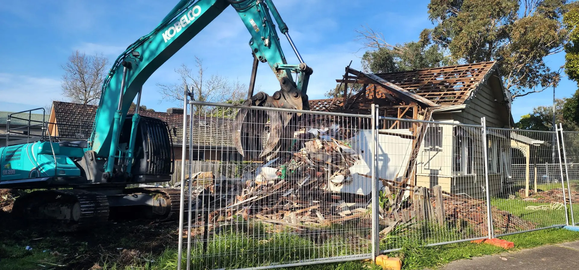 Demolition project progress photo